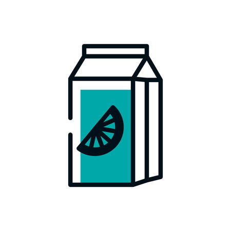 Orange juice design, Drink glass beverage fresh food and healthy theme Vector illustrationのイラスト素材