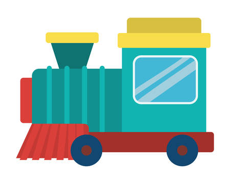 train design, Toy childhood play fun kid game gift and object theme Vector illustrationのイラスト素材