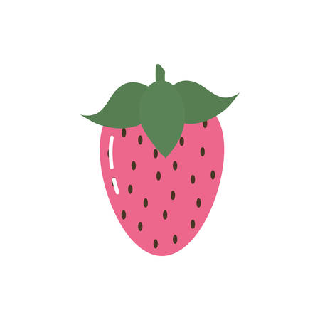 Strawberry design, Fruit healthy organic food sweet and nature theme Vector illustrationのイラスト素材