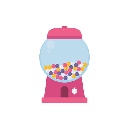 Sweet candies bowl design, dessert food delicious sugar snack and tasty theme Vector illustrationのイラスト素材