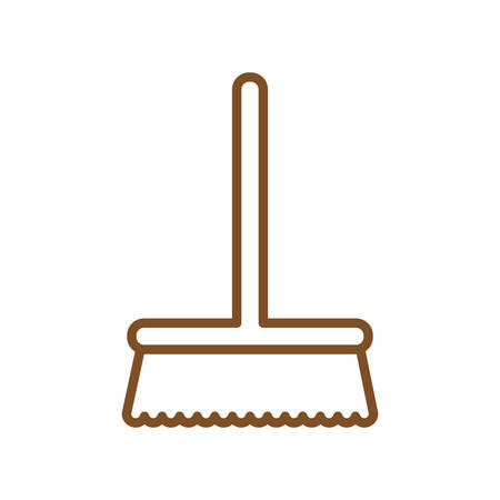 brush line style icon design, Gardening garden planting nature ecology outdoors and floral theme Vector illustrationのイラスト素材