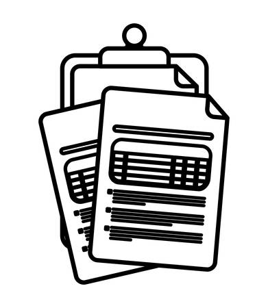 Tax documents of financial accoounting form revenue finance government income taxation refound and paying theme Vector illustrationのイラスト素材