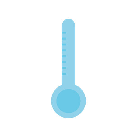 thermometer flat style icon design of Medical care hygiene health emergency aid exam clinic and patient theme Vector illustrationのイラスト素材