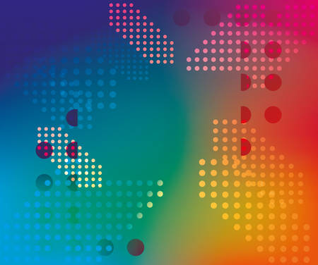 Vibrant colored and blurred background with points, Abstract texture art and wallpaper theme Vector illustrationのイラスト素材