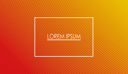 orange and red gradient background with frame and place for text, Abstract texture art and wallpaper...