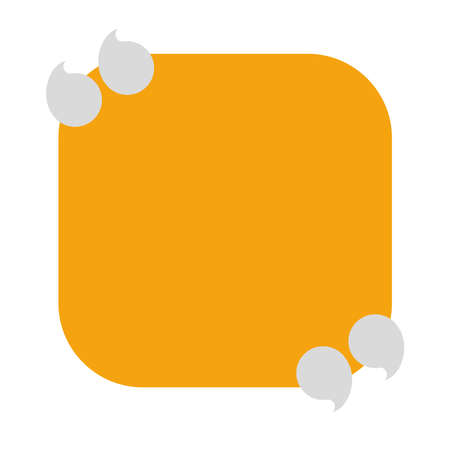 Quotes with communication frame design, Message discussion conversation and chatting theme Vector illustrationのイラスト素材