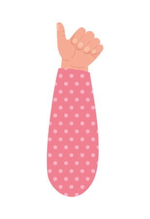 like hand design of People arm finger person learn communication healthcare theme Vector illustrationのイラスト素材