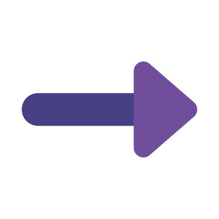 refresh arrow flat style icon design of direction web forward and infographic theme illustrationのイラスト素材