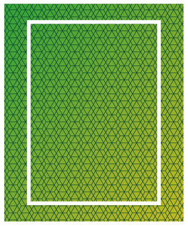 green gradient and pattern background with frame design Abstract texture art and wallpaper theme Vector illustrationのイラスト素材