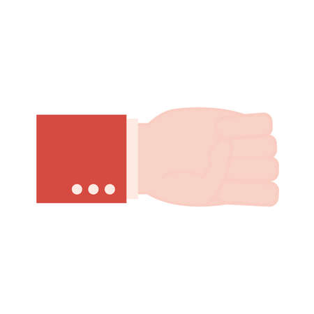 o hand sign language flat style icon design of People help finger person learn communication healthcare theme Vector illustrationのイラスト素材