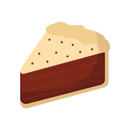 Sweet cake design, dessert food delicious sugar snack and tasty theme Vector illustrationのイラスト素材