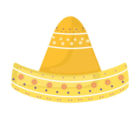 sombrero icon on white background vector illustration designのイラスト素材
