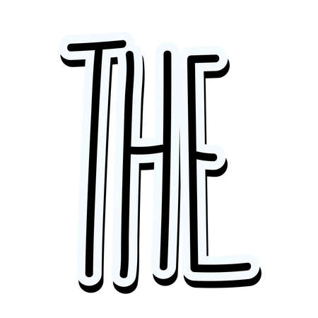 the catchword on white background vector illustration designのイラスト素材