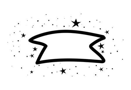 shape of color balck on white background vector illustration designのイラスト素材