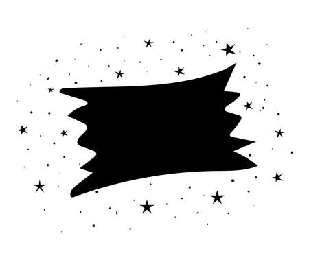 shape of color balck in white background vector illustration designのイラスト素材