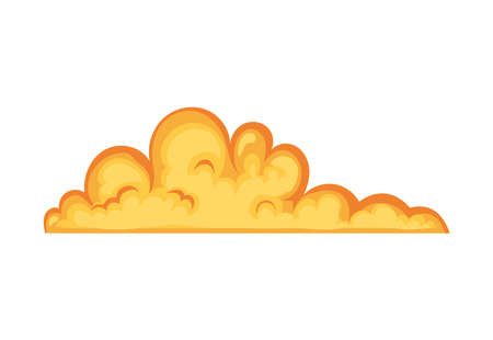 fire cloud on white background vector illustration designのイラスト素材