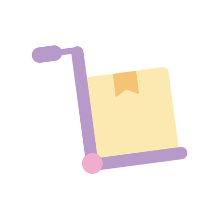 box with yellow color on a white background vector illustration designのイラスト素材