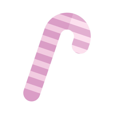 candy cane on a white background vector illustration designのイラスト素材