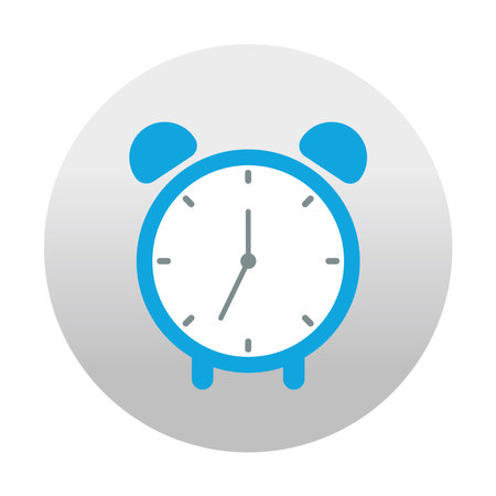 clock app inside a bubble vector illustration designのイラスト素材
