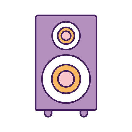 speaker on a white background vector illustration designのイラスト素材