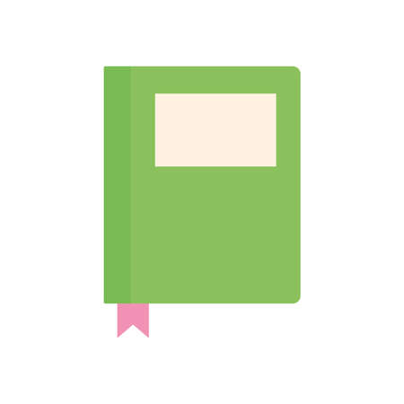 green book in a white background vector illustration designのイラスト素材