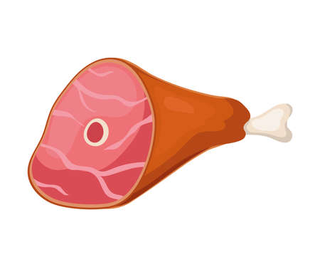 pork leg icon for cookingのイラスト素材