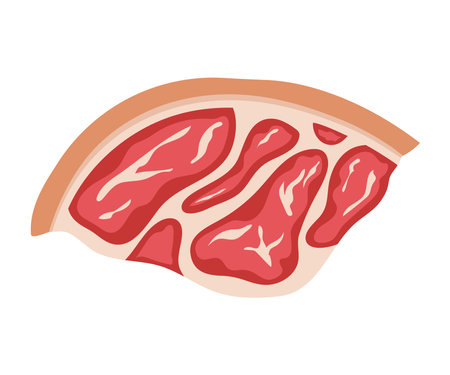beef meat icon for cookingのイラスト素材