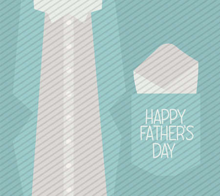 jacket and fathers day letteringのイラスト素材