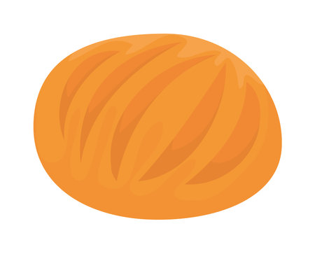 cute bread with brown color