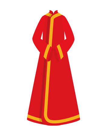 design of pretty chinese dressのイラスト素材