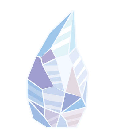 shine diamond icon over whiteのイラスト素材
