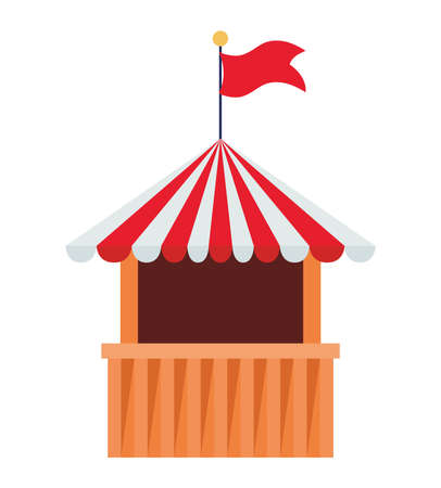 fair tent representationのイラスト素材