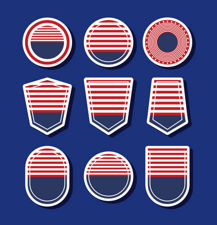 badge of usaのイラスト素材