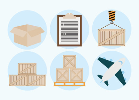 six logistic icons