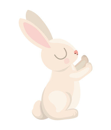 pretty bunny designのイラスト素材
