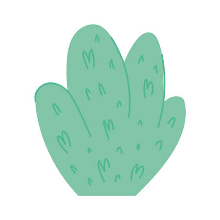 green bush represnetationのイラスト素材