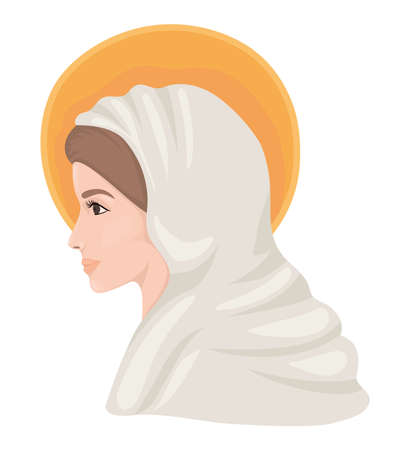 design of sacred maryのイラスト素材