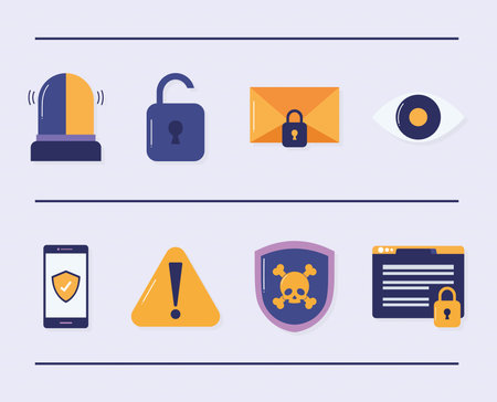 cyber security illustrations