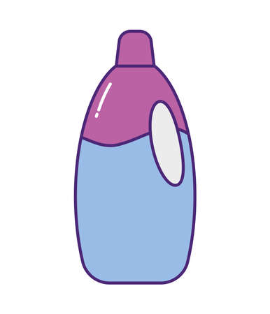 blue detergent bottleのイラスト素材