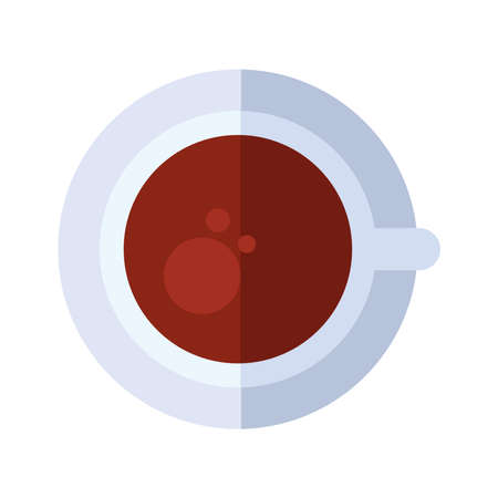 coffe over cupのイラスト素材