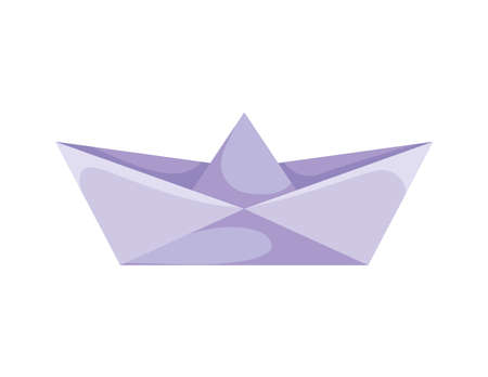 paper boat designのイラスト素材