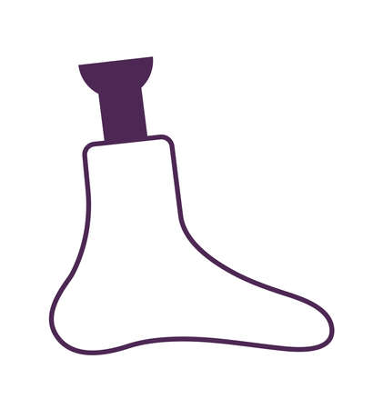 prosthetic leg designのイラスト素材