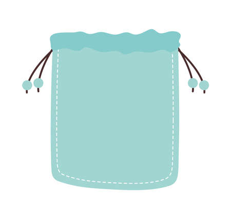blue eco bagのイラスト素材