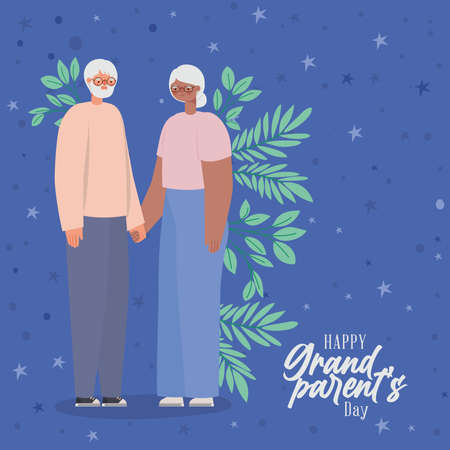 nice grandparent day designのイラスト素材