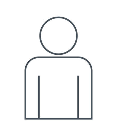 person silhouette iconのイラスト素材