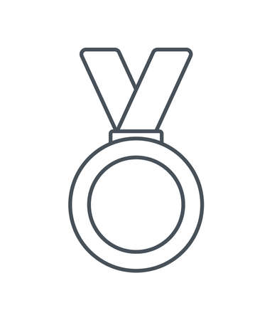 medal silhouette iconのイラスト素材