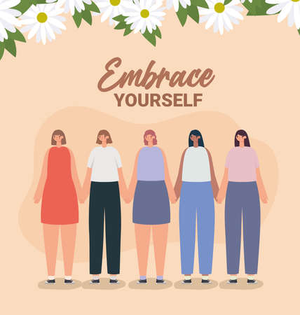 embrace yourself cardのイラスト素材