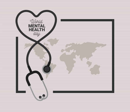 mental health day illustrationのイラスト素材