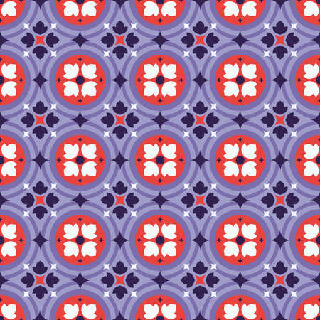 nice purple tilesのイラスト素材