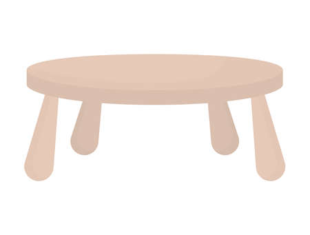 beige table designのイラスト素材